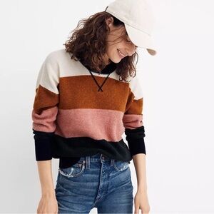 Madewell Cashmere Sweater Vernon Stripe